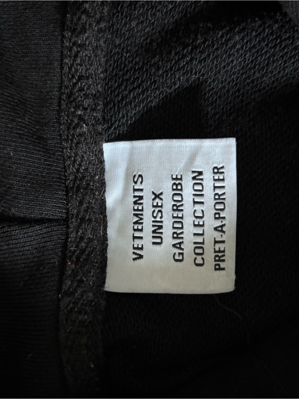 Vetements Hi-Speed Black Hoodie with White & Red Logo - Picture 5 of 6